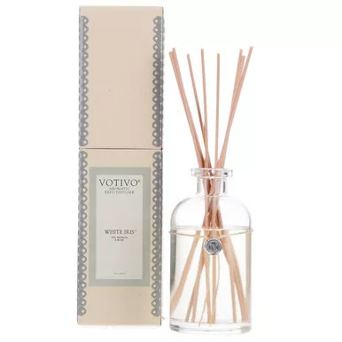 White Iris Aromatic Reed Diffuser Votivo Candle