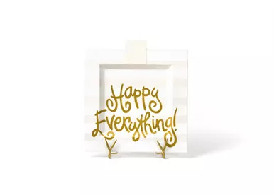 White Stripe Big Square Platter by Happy Everything!