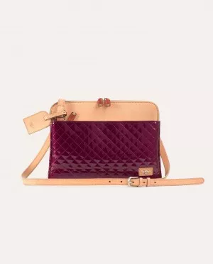 Wine Candy Crush Slim Crossbody by Consuela