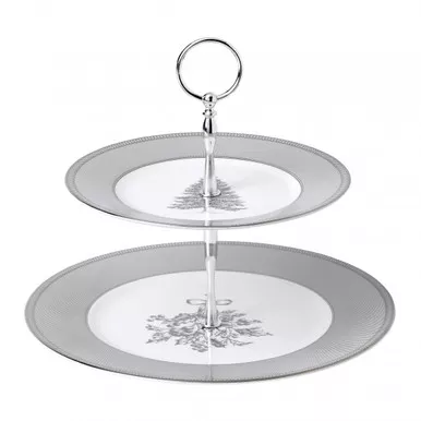 Winter White Cake Stand Two-Tier by Wedgwood