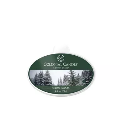Winter Woods Simmer Snaps Colonial Candle