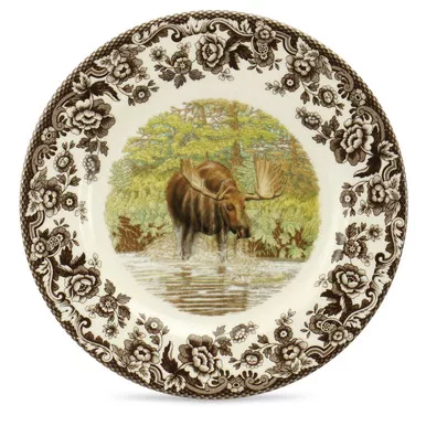 Woodland Moose Salad Plate by Spode