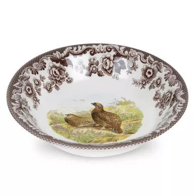 Woodland Red Grouse Ascot Cereal Bowl by Spode