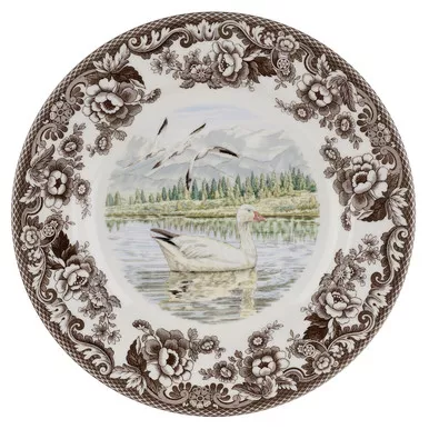 Woodland Snow Goose Dinner Plate by Spode
