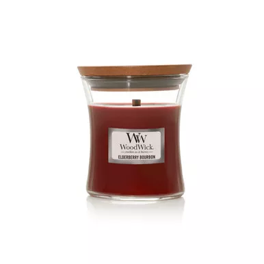 WoodWick Candles Elderberry Bourbon Mini Hourglass