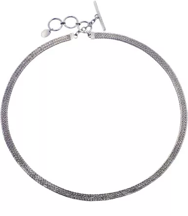 Woven Omeaga Necklace 18"