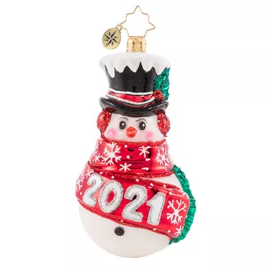 Wrapped In Cheer 2021 Ornament by Christopher Radko