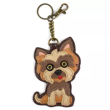 Yorkie Key Fob/Coin Purse