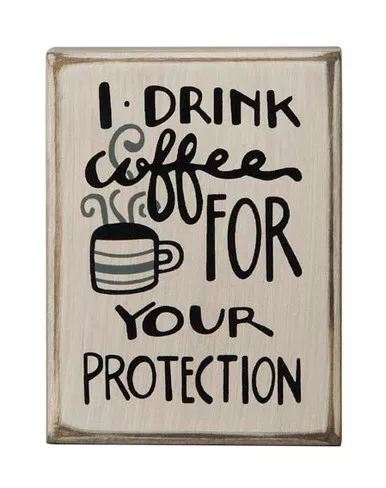 Your Protection Box Sign - Primitives by Kathy