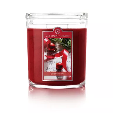 Yuletide Carol 22 oz. Oval Jar Colonial Candle