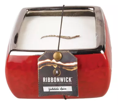 *Yuletide Spice Square RibbonWick Candle