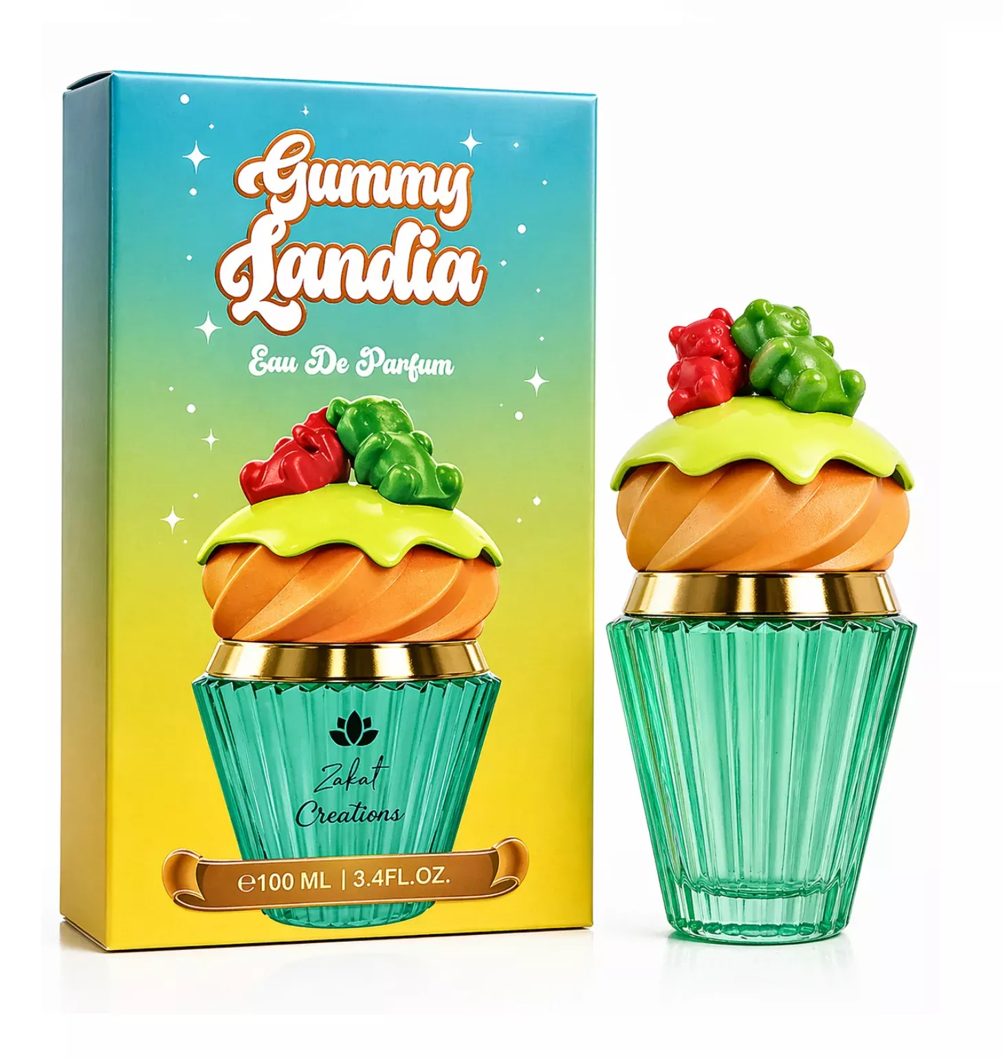 Zakat Creations Gummy Landia Eau De Parfum 3.4 oz / 100 ml