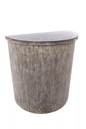 Zinc Demilune High Table by Aidan Gray